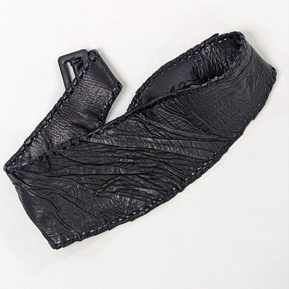 Artisan Leather Waist Cinch Belt - Picture 4 of 4